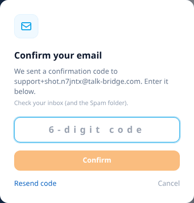Confirming your mail