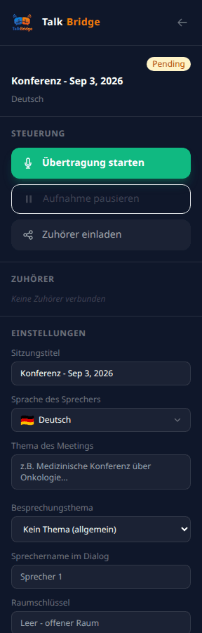 Jeder Toneingang des Rechners