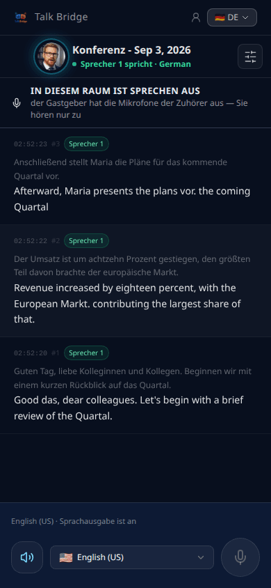 Was der Zuschauer sieht