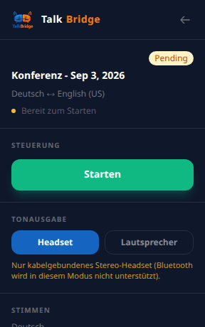Ton und Stimmen