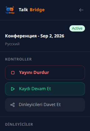 Oda içindeki hazır ayarlar